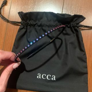 アッカ(acca)のacca カチューシャ　ラインストーン(カチューシャ)