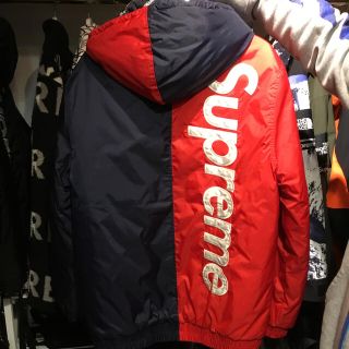 シュプリーム(Supreme)のSupreme  2-Tone Hooded Sideline Jacket L(ダウンジャケット)