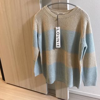 ルーニィ(LOUNIE)の新品・タグ付【LOUNIE】ハンドウォッシャブルニット(ニット/セーター)