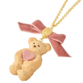 Q-pot. テディベア クッキー ネックレス | jarussi.com.br
