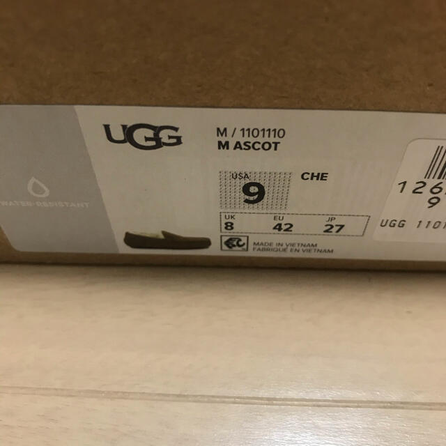 新品未使用★UGG モカシン メンズ M ASCOT 1