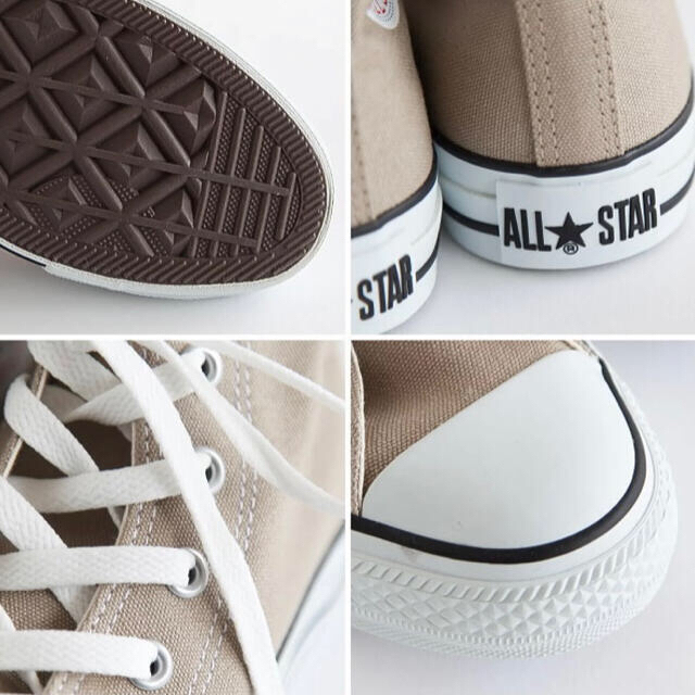 CONVERSE(コンバース)の【22】 コンバース ALL STAR COLORS HI ベージュ 新品未使用 レディースの靴/シューズ(スニーカー)の商品写真