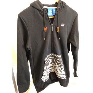 アディダス(adidas)のadidas PB Full Zip Hoodie Black F41880(パーカー)