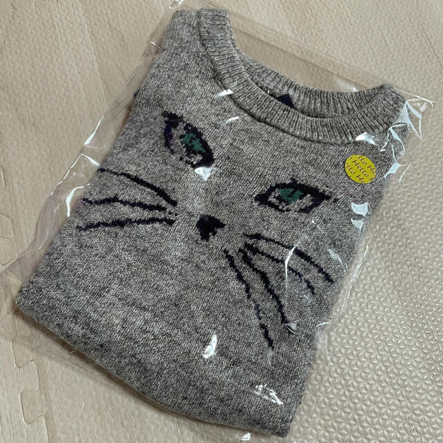 babyGAP(ベビーギャップ)のbaby GAP 猫ニット 80㎝ キッズ/ベビー/マタニティのベビー服(~85cm)(ニット/セーター)の商品写真