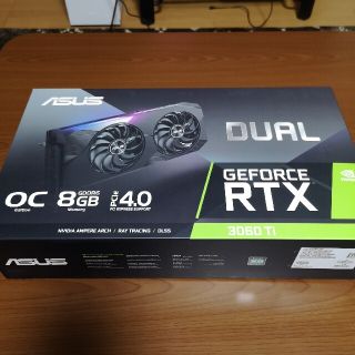 エイスース(ASUS)のasus DUAL-RTX3060TI-O8G (PCパーツ)