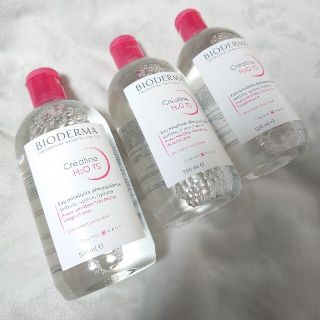 ビオデルマ(BIODERMA)の【3個セット】ビオデルマ　サンシビオクレンジングウォーター(クレンジング/メイク落とし)