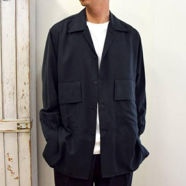 YOKE ヨーク　BIG FLAP LONG SHIRTS 20aw 値下げ | フリマアプリ ラクマ