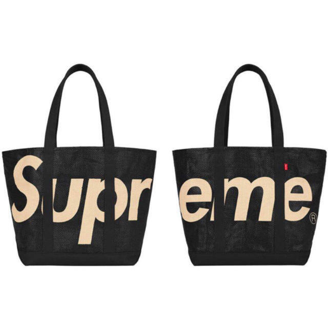 supreme トートバック　黒