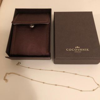 ココシュニック(COCOSHNIK)のココシュニック　ネックレス　ゴールド(ネックレス)