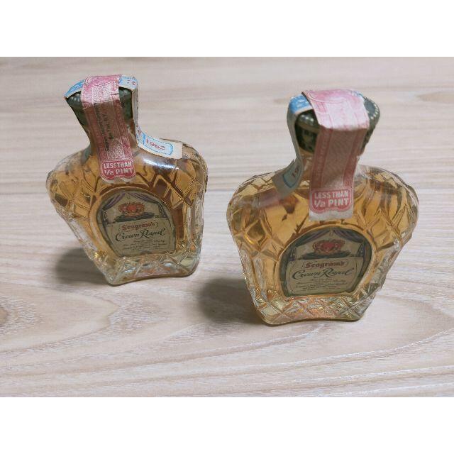 Crown Royal クラウンロイヤル ミニボトル 2本の通販 by マツ's Crown Royal クラウンロイヤル ミニボトル 2本の通販 by マツ's