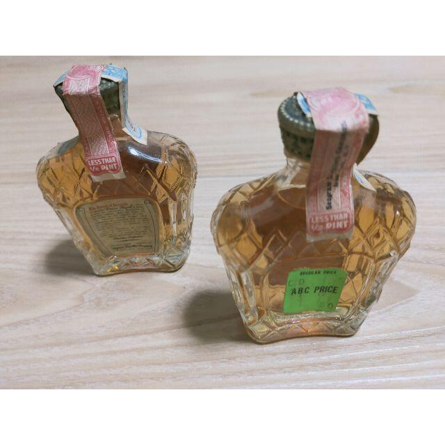 Crown Royal クラウンロイヤル ミニボトル 2本の通販 by マツ's Crown Royal クラウンロイヤル ミニボトル 2本の通販 by マツ's
