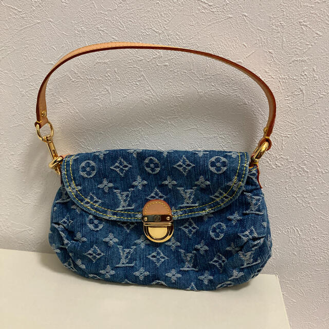 LOUIS VUITTON(ルイヴィトン)の【まる様専用】ルイヴィトン  デニム　ショルダーバッグ レディースのバッグ(ショルダーバッグ)の商品写真