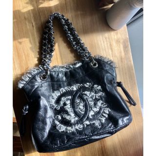 シャネル(CHANEL)の正規品　シャネル　デカココ　ツイードファー　トート(トートバッグ)