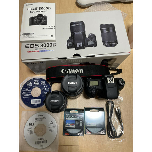 キヤノンCanon EOS 8000D ダブルズームキット