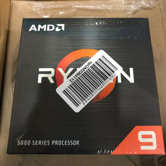 PCパーツ新品未開封 AMD Ryzen 9 5900X 日本国内正規品