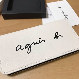 アニエスベー(agnes b.)のアニエスベー　iPhoneケース　agnes b. 手帳型(iPhoneケース)