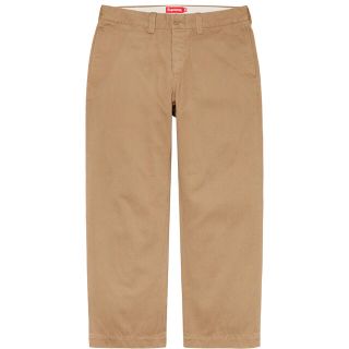 シュプリーム(Supreme)のsupreme Pin Up Chino Pant 20FW カーキ(チノパン)