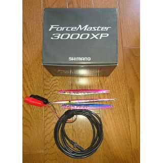 シマノ(SHIMANO)のドムドム様専用 シマノ  フォースマスター3000XP 美品 おまけ付き(リール)