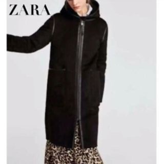 ザラ(ZARA)のzara リバーシブル フェイクムートン コート(ムートンコート)