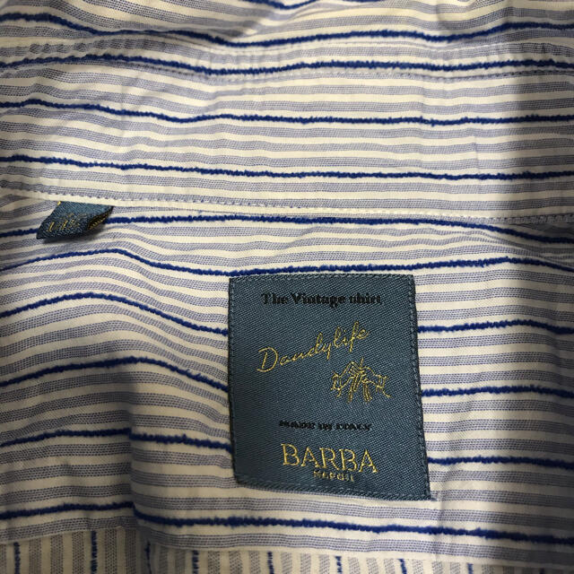 BARBA(バルバ)の値下げしました！BARBA(バルバ) 長袖シャツ サイズ37 メンズ メンズのトップス(シャツ)の商品写真