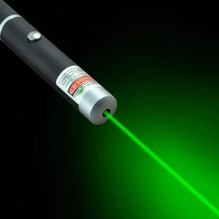 ペン型レーザーライト　ポイントライト　単4電池対応　緑(その他)