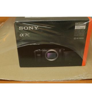 ソニー(SONY)の新品未開封_α7cブラック（キャンペーン未応募）(ミラーレス一眼)