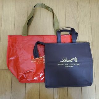 リンツ(Lindt)のリンツ　保冷バッグ　ビニールバッグ(エコバッグ)