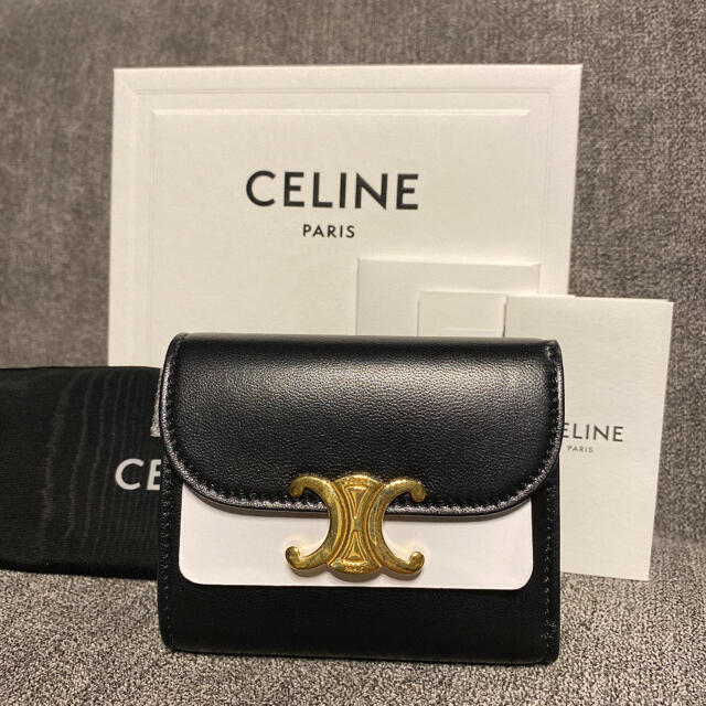 celine - CELINE トリオンフ ミニ財布
