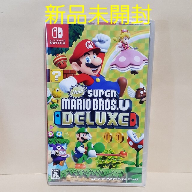 (新品)New スーパーマリオブラザーズ U デラックス Switch