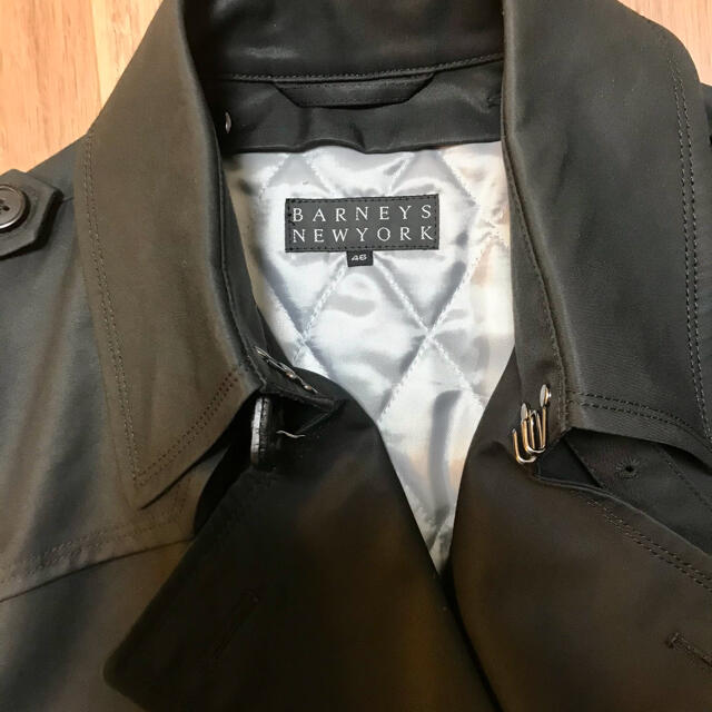 BARNEYS NEW YORK(バーニーズニューヨーク)の値下げ　バーニーズニューヨーク  トレンチコート　ライナーMOON社製ツイード メンズのジャケット/アウター(トレンチコート)の商品写真