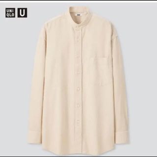 ユニクロ(UNIQLO)のコーデュロイワイドフィットスタンドカラーシャツ　UNIQLO U(シャツ)