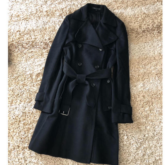 Theory - theory カシミヤ100%コート 黒の通販 by T's SHOP Theory - theory カシミヤ100%コート 黒の通販 by T's SHOP