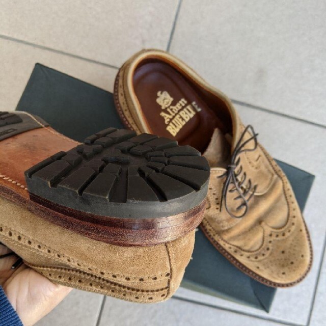 オールデン Alden スウェード ウイングチップ - nayaabhaandi.com
