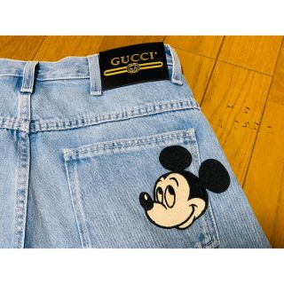 グッチ(Gucci)の期間限定お値下げ●GUCCIグッチ×Disneyミッキーマウスパッチデニム24(デニム/ジーンズ)