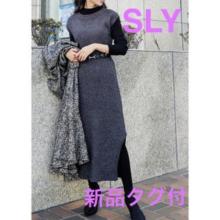 スライ(SLY)のSLY ノースリーブニットワンピ(ロングワンピース/マキシワンピース)