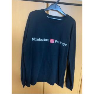 マンハッタンポーテージ(Manhattan Portage)のマンハッタンポーテージ ロングスリーブ ブラック Sサイズ(Tシャツ/カットソー(七分/長袖))