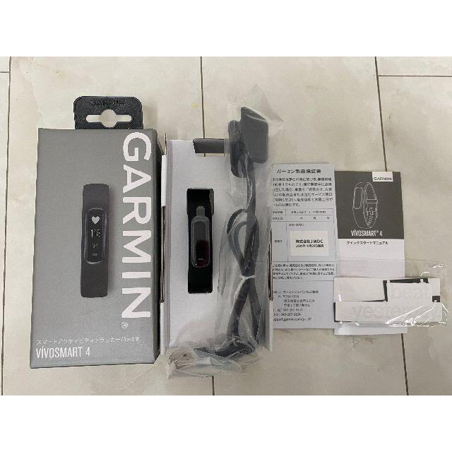 クーポン在庫有 GARMIN ガーミン VIVOSMART 4 黒 Black 新品未使用
