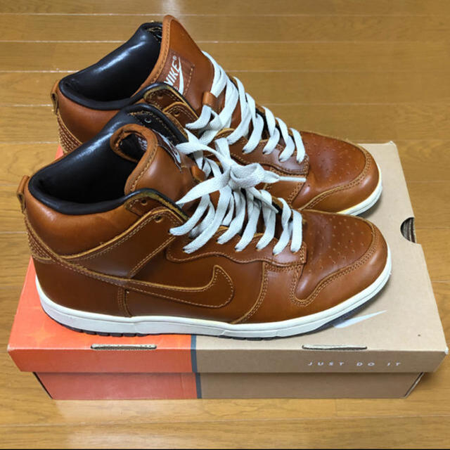 NIKE DUNK HIGH PREMIUM CURRY BROWN ダンク 茶