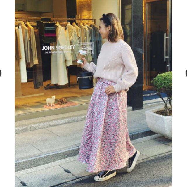rosy Monster☆flower jacquard skirt - www.tagteyat.com