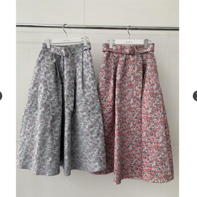 Chesty(チェスティ)のrosy Monster☆flower jacquard skirt  レディースのスカート(ロングスカート)の商品写真