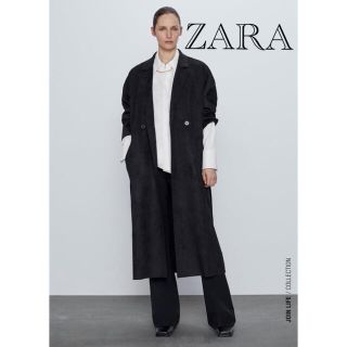 ザラ(ZARA)のZARA スエード トレンチ コート(トレンチコート)