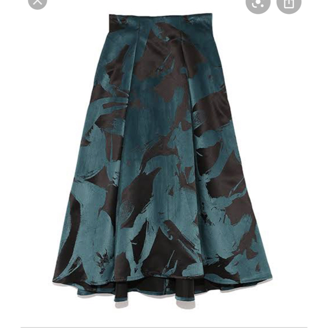 FRAY I.D(フレイアイディー)のフレイアイディー　フロッキーフレアスカート レディースのスカート(ロングスカート)の商品写真