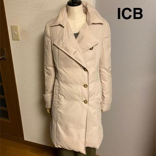 アイシービー(ICB)の【ICB】アイシービー　シームレス　トレンチ風ダウンコート ベージュ(ダウンコート)