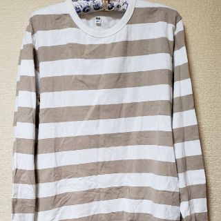 ユニクロ ベージュ メンズのtシャツ カットソー 長袖 の通販 74点 Uniqloのメンズを買うならラクマ