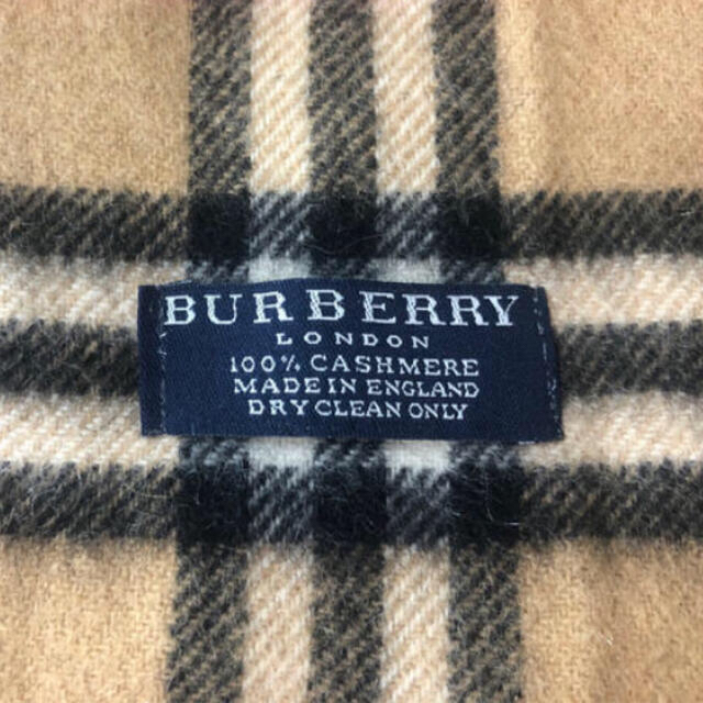BURBERRY(バーバリー)のBURBERRY  マフラー カシミヤ100％　 レディースのファッション小物(マフラー/ショール)の商品写真
