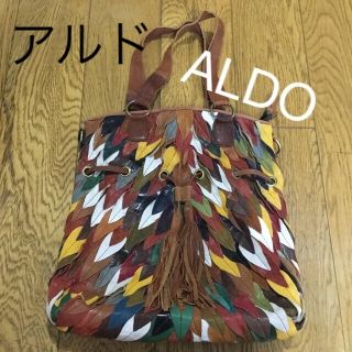 アルド(ALDO)の*値下げ ¥5222→¥3222   ALDO レザー 葉っぱ ショルダーバッグ(ショルダーバッグ)