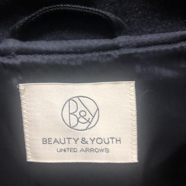 BEAUTY&YOUTH UNITED ARROWS(ビューティアンドユースユナイテッドアローズ)のbeauty&youth ショートダッフルコート M 黒 メンズのジャケット/アウター(ダッフルコート)の商品写真