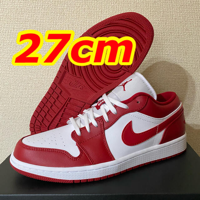 NIKE - 送料込み 新品 ナイキ エア ジョーダン1 ロー 27 ジムレッド ...