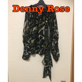 デニーローズ(DENNYROSE)のDennyRose☆デニーローズ 迷彩柄サイドリボンブラウス(シャツ/ブラウス(長袖/七分))