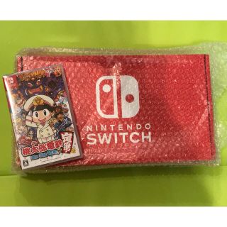 ニンテンドースイッチ(Nintendo Switch)の【新品未開封】限定色 switch 本体 ネオンイエロー 桃太郎電鉄 セット(家庭用ゲーム機本体)